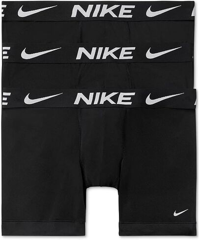 سروال بوكسر أساسي للرجال من Nike (الولايات المتحدة، ألفا، كبير، عادي، عادي، أسود/فولت/فريق برتقالي/جيم رويال) in Kuwait
