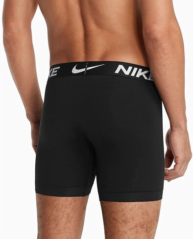 سروال بوكسر أساسي للرجال من Nike (الولايات المتحدة، ألفا، كبير، عادي، عادي، أسود/فولت/فريق برتقالي/جيم رويال) in Kuwait