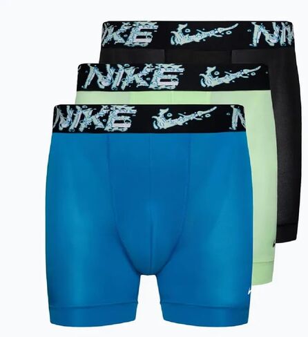 سروال بوكسر أساسي للرجال من Nike (الولايات المتحدة، ألفا، كبير، عادي، عادي، أسود/فولت/فريق برتقالي/جيم رويال) in Kuwait