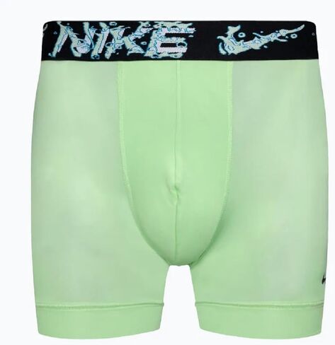 سروال بوكسر أساسي للرجال من Nike (الولايات المتحدة، ألفا، كبير، عادي، عادي، أسود/فولت/فريق برتقالي/جيم رويال) in Kuwait