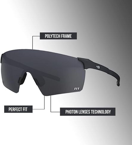 Hot Buttered Performance Sunglasses QUAD R – Outdoor Sports Eyewear, Men and Women - Cycling, Running, Baseball in Saudi Arabia