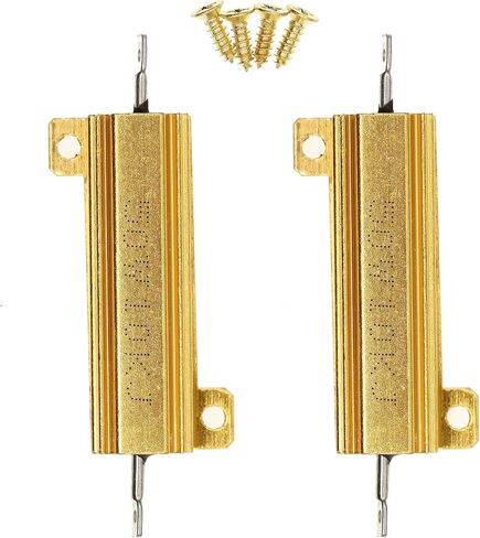 2 Pieces 50W 3K Ohm High Power Aluminum Housed WireWound Resistor with Screws in Saudi Arabia
