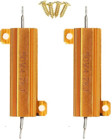 2 Pieces 50W 3K Ohm High Power Aluminum Housed WireWound Resistor with Screws in Saudi Arabia