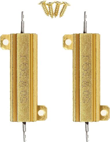 2 Pieces 50W 3K Ohm High Power Aluminum Housed WireWound Resistor with Screws in Saudi Arabia