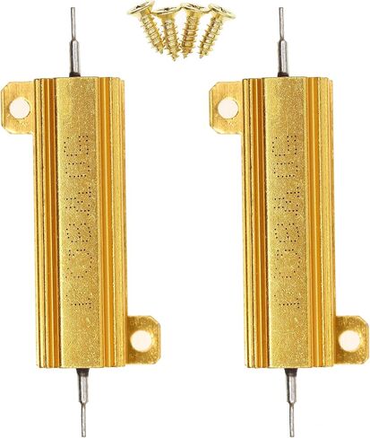 2 Pieces 50W 3K Ohm High Power Aluminum Housed WireWound Resistor with Screws in Saudi Arabia