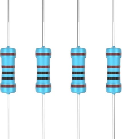 100 Pcs 2.2K Ω ohm Resistor 1W Metal Film Fixed Resistor 0.01 ±1% Tolerance Resistors in Kuwait