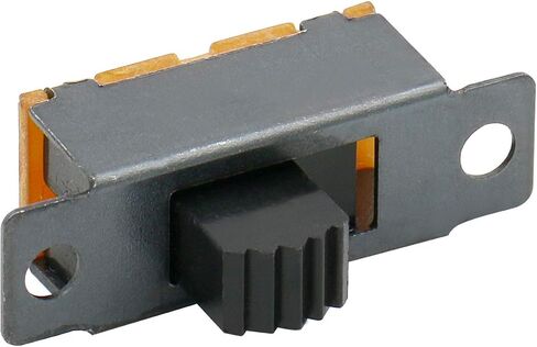 Baomain High Knob Vertical Micro Mini Slide Switchs,Latching Toggle Switches Panel Mount DC 50V 0.5A 3 Solder Lug Pin 2 Position SPDT 1P2T Mini Panel Slide Switch 20pcs in Saudi Arabia