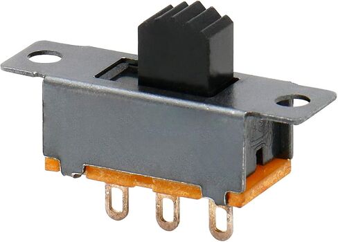 Baomain High Knob Vertical Micro Mini Slide Switchs,Latching Toggle Switches Panel Mount DC 50V 0.5A 3 Solder Lug Pin 2 Position SPDT 1P2T Mini Panel Slide Switch 20pcs in Saudi Arabia