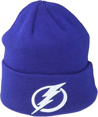 ZHATS Unisex Kid's NHL Officially Licensed Youth Beanie Cuff Icon Team Color in Saudi Arabia