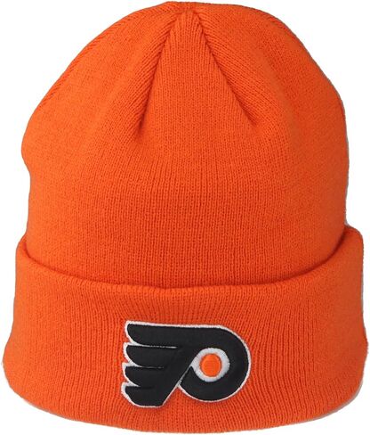 ZHATS Unisex Kid's NHL Officially Licensed Youth Beanie Cuff Icon Team Color in Saudi Arabia
