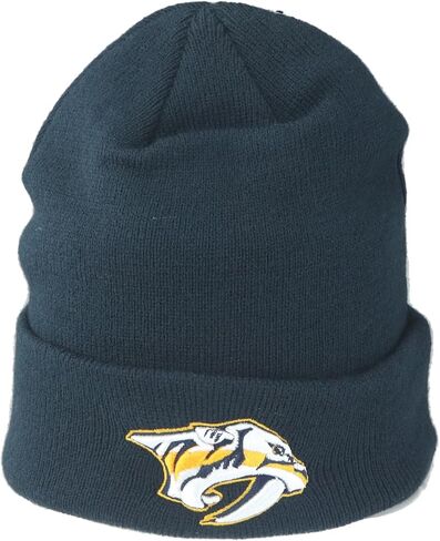 ZHATS Unisex Kid's NHL Officially Licensed Youth Beanie Cuff Icon Team Color in Saudi Arabia