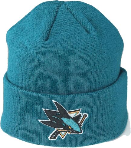 ZHATS Unisex Kid's NHL Officially Licensed Youth Beanie Cuff Icon Team Color in Saudi Arabia