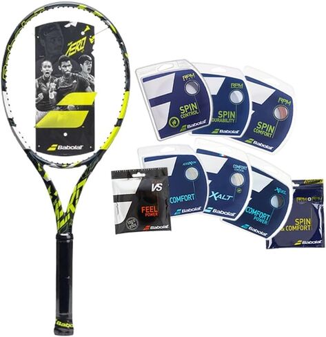 مضرب تنس بابولات بيور إيرو بلس (اختيار حجم المقبض، خيط بابولات والشد) in Kuwait