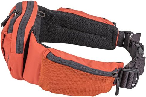 Mountainsmith Sprint Lumbar Waist Fanny Hip Pack, Running, Hiking, Travel, Dog-Walking, Outdoor Activities with 4 Zippered Pockets, Cinnamon Red in Saudi Arabia