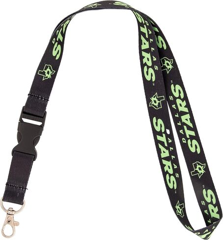 Desert Cactus Dallas Stars Lanyard NHL National Hockey League مفاتيح السيارة معرف شارة حامل سلسلة مفاتيح قابلة للفصل مشبك مشبك (حبل C) in Kuwait