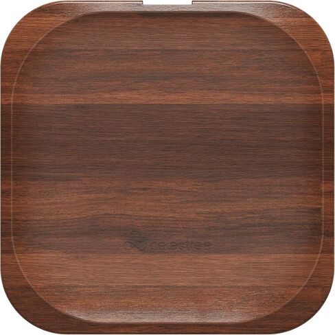 Walnut Napkin Holder for Table Wood Square Napkin Dispenser with Metal Cocktail Napkin Holder, Suitable for Kitchen, Restaurant, Bar, Office, Parties, Home Décor (Black Walnut Wood) in Kuwait