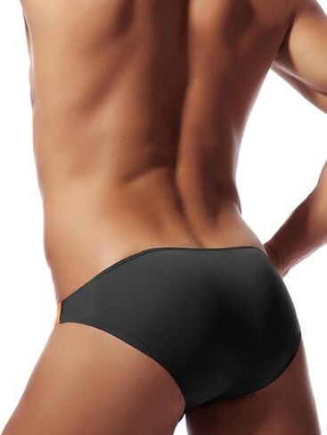 Mens Sexy Ice Silk Tight Fitting Patchwork Color Underpants Bikini Swimwear Briefs Triangle Pants in Saudi Arabia