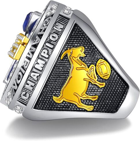 2025 Fantasy Football Trophy Ring League Championship Rings Premium Champion Award for Winner in Saudi Arabia