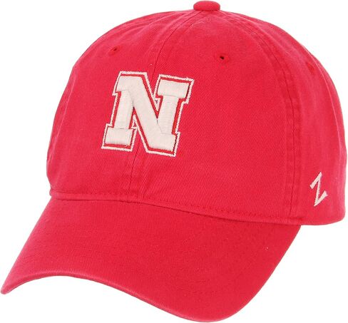 NCAA Zephyr Nebraska Cornhuskers Mens Scholarship Relaxed Hat, Adjustable, Team Color in Saudi Arabia