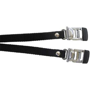 Evo Nylon Toe Clip Straps, Zinc Plated Steel Buckle