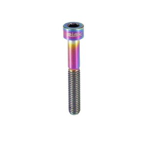 Stem Bolt, 40 Sizes Universal M6 Thread Headset Bolt Stem Bolt 30/35/40/50 Long Screw Accessory(M6x40-Colorful)