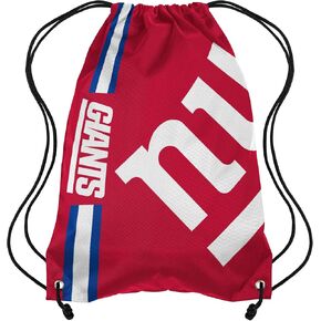 FOCO New York Giants NFL Alternate Color Big Logo Drawstring Backpack - Red