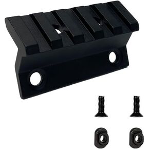Mlock 45 Degree Offset Rail Mount, 3 Slot/5 Slot Offset Side Flashlight/Optic Picatinny Weaver Rail Section Mount