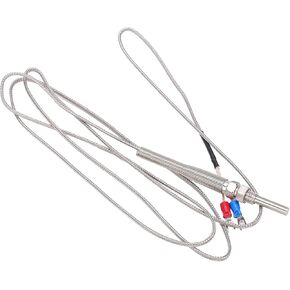 K Type Thermocouple, WRNT-10 Screw Probe Temperature Sensor K Type Thermocouple M8 Thread 5mmx30mm
