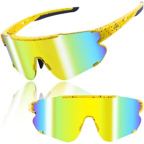 Polarized Youth Baseball Sunglasses,TR90 Frame Baseball Glasses for Kids Teens,Boys Girls Softball Running Sunglasses
