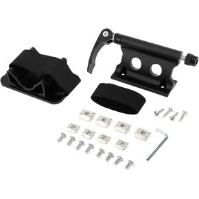 X AUTOHAUX 1 Set Universal Quick Release Bike Fork Mount Rack with Roof Carrier for 0.26 Inch (6.5mm) / 0.79 Inch (20 Mm) Aluminum Alloy Anti-Corrosion