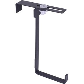 Over The Door Hooks Door Hanger Coat Hook Adjustable Width and Tool-Free Installation Large Size 4 pcs – Black
