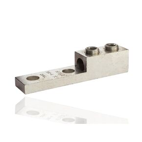 NSI 1000LL2 Dual Rated Mechanical Panelboard Lug, 1000-500 MCM Wire Range, 9/16" Mouting Hole, 1.625" Width, 1.875" Height, 6.188" Length