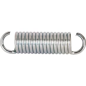 Prime-Line SP 9623 Trampoline Spring, Spring Steel Construction, Bright Nickel Plated Finish, 13/16 In. x 3-1/8 In., Single Open Loop, (2 Pack)