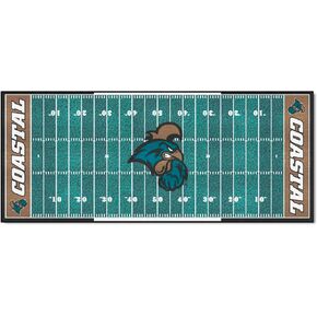 FANMATS 21613 NCAA Coastal Carolina Chanticleers Field Runner Rug - 30in. x 72in.