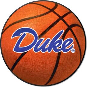 FANMATS 35664 Duke Blue Devils Basketball Rug - 27in. Diameter