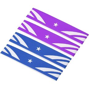 PATIKIL Badminton Racket Head Protector Sticker PU Racquet Guard Tape Racket Frame Stickers