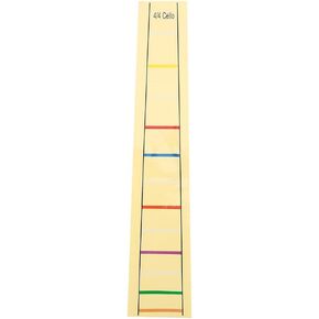Finger Position Markers Cell Fret Fingerboard Sticker Cello Stickers, Cello Finger Marker, Fret Fingerboard Sticker for Practice Training Beginners(4/4)