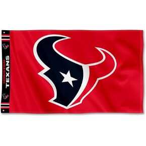 WinCraft Houston Texans Printed Header 3x5 Foot Banner Flag