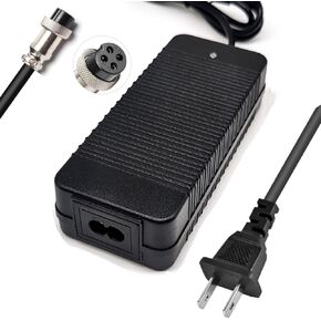 [Verified Fit] 63V 1.1A 4-Prong Ninebot Scooter Charger, for Segway Ninebot S, S-MAX, Mini Pro, Go Kart, Go Kart Pro, One A1, One S2 4-Pin Notched Connector Battery Charger