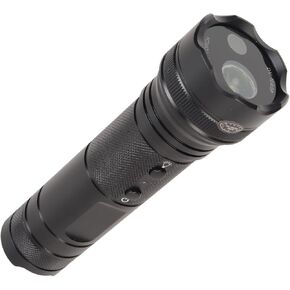 LED Flashlight Recorder, Flashlight Helmet Camera with Handle Brackect, 1080P FHD Tactical Torch, 5 Lighting Modes, 120° Wide Angle, 2200mAh Rechargeable Battery for Cycling,