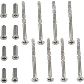Door Handle Hardware Door Handle Screws Connecting Bolts & Sleeves Door Lock Screws Sliding Door Handle Screws M4x60mm 8PCS