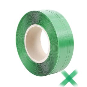 FAHKNS 3800 FT PET Strapping Banding Rolls,Heavy Duty Packaging 9.45'' x 5/8'' x 1500 LBS Break Strength Polyester Steel(PET) Strapping Roll,Industrial Grade Corrosion Resistance and Waterproof