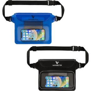 Waterproof Waist Pouch,Screen Touchable Dry Belt Bag,Waterproof Waist Bag,Waterproof Fanny Pack for Swimming Kayaking Snorkeling Beach (Black)