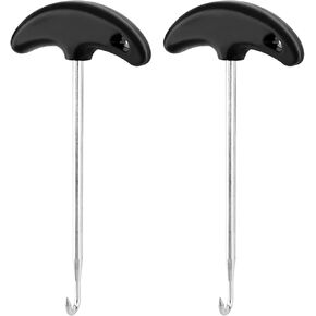 Calidaka 2pack حذاء الدانتيل مشدود من الفولاذ المقاوم للصدأ للهوكي تزلج تضيق تزلج تزلج أدوات حذاء حذاء دانتيل ، حذاء الدانتيل مشدود الدانتيل المحمولة لالتقاط الجليد أحذية التزلج على الجليد in Kuwait