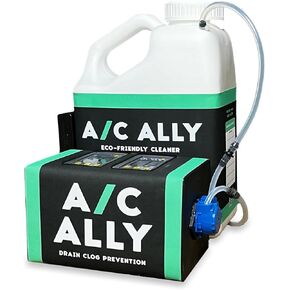 Automated A/C Drain Line & Drain Pan Cleaning System | Prevents Clogs, Overflows & Shutdowns | Easy Install Drain Cleaner - HVAC & A/C Unit Drain Line Cleaner | Year-Long Protection