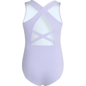 Phineein Girls Gymnastics Leotards Crisscross Back - Kids Sleeveless Ballet Dance Fancy Crossover Leotard in Kuwait