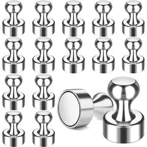 FINDMAG 16 Pack Magnets for Whiteboard, Fridge Magnets, Small Magnets, Refrigerator Magnets, Neodymium Magnets for School, Home, Garage, Crafts