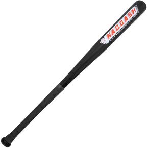 33 Inch Self Defense Baseball Bat Black Barrel & Black Grip Beech Wood/Poplar Wood/Solid Wood for Youth & Adult 18 oz & Barrel 2.25 Inches/only for Self Defense & Home Defense by Naqqash Sports