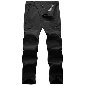 Kolongvangie Cargo Pants Quick Dry Hiking Men's Outdoor Casual Workout Breathable Pant with Multi-Pocket in Kuwait