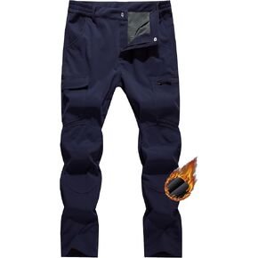 صوف الرجال مبطنة في الهواء الطلق سراويل المشي لمسافات طويلة مضاد للماء ناعمة الثلج المعزول التزلج على الجليد الشتاء التخييم السراويل الصيد in Kuwait